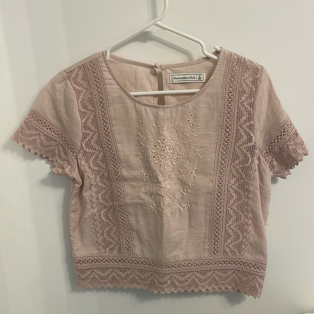 Abercrombie & Fitch Embroidered Top
